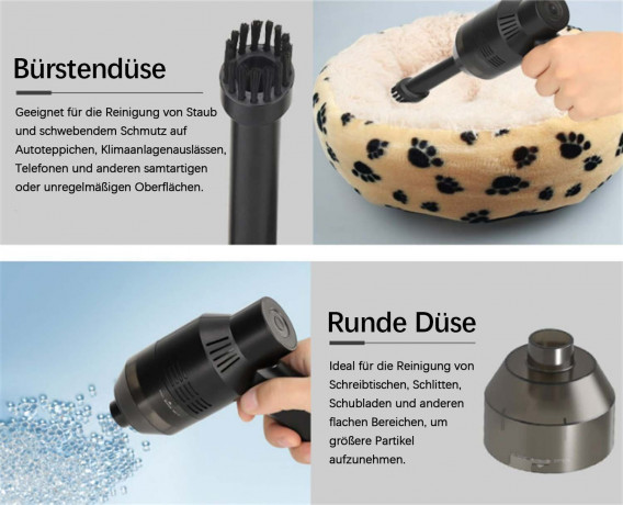 Yoyaxi Akku-Handstaubsauger Tragbarer Mini-Akku-Staubsauger, Haushalt, Haustier-Desktop-Reinigung, 18W, geeignet fur Tastatur, PC, Auto, grundlich reinigen  Yoyaxi Беспроводной ручной пылесос Портативный мини-беспроводной пылесос Бытовая очистка рабочего 