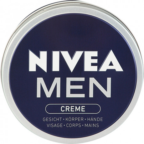 NIVEA MEN Creme, 75 ml, Нивеа Мужской крем для лица тела и рук, витамин E, быстрое впитывание, 75 мл
