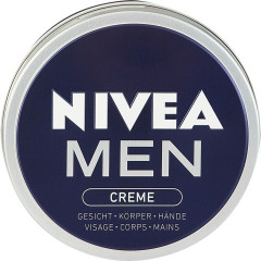 NIVEA MEN Creme, 75 ml, Нивеа Мужской крем для лица тела и рук, витамин E, быстрое впитывание, 75 мл
