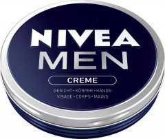 NIVEA MEN Creme, 75 ml, Нивеа Мужской крем для лица тела и рук, витамин E, быстрое впитывание, 75 мл