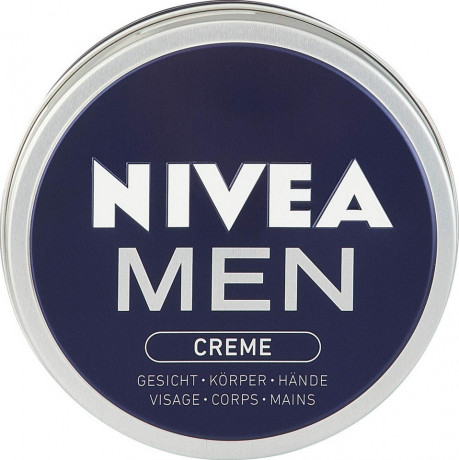 NIVEA MEN Creme, 75 ml, Нивеа Мужской крем для лица тела и рук, витамин E, быстрое впитывание, 75 мл