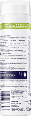 NIVEA MEN Sensitive Rasiergel, 200 ml, Нивеа Мужской гель для бритья, экстракт ромашки, для чувствительной кожи, 0% спирта, 200 мл