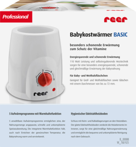 Reer Нагреватель пищи младенца "Basic", 1 шт