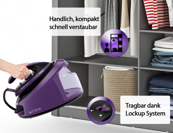 Tristan Auron Tristan Auron Dampfbugelstation Superfast Dampfbugelstation -6.5bar -2800W -420g/Min -1,7 L Wassertank blau Паровая гладильная станция Tristan Auron Сверхбыстрая паровая гладильная станция -6,5 бар -2800 Вт -420 г/мин -Бак для воды 1,7 л