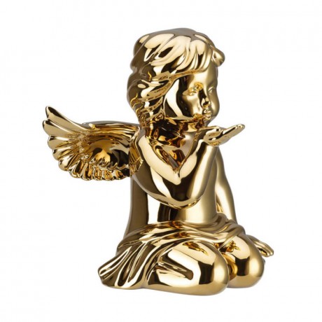 Rosenthal Rosenthal Engel Handkuss mittel Gold titanisiert 10,5 cm Поцелуй руки ангела Rosenthal средний золотой титанированный 10,5 см