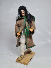 Фигурка винтажная &quot;Дровосек в этническом костюме&quot;, 24 см, Румыния, 1960-70гг.