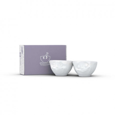 Fiftyeight Products TV Tassen Schalchen Set 2-tlg. - vertraumt & glucklich 0,10 L Набор подставок для телевизора 2 шт. - мечтательный и счастливый 0,10 л