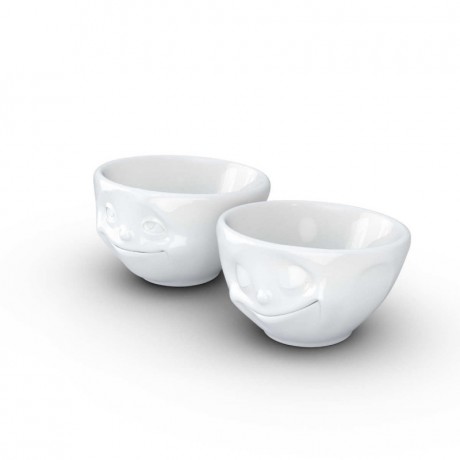 Fiftyeight Products TV Tassen Schalchen Set 2-tlg. - vertraumt & glucklich 0,10 L Набор подставок для телевизора 2 шт. - мечтательный и счастливый 0,10 л