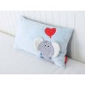 sigikid Baby Kuscheldecke  Kissen Set 2-tlg. Elefant Lolo Lombardo blau Spieldecken Комплект подушек для детского одеяла из 2-х предметов. Синий игровой коврик Elephant Lolo Lombardo