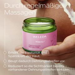 WELEDA MAMA Schwangerschafts-Body Butter, 150 ml, Крем-масло Mama для ухода за кожей тела во время беременности с центеллой, ши и какао, 150 мл