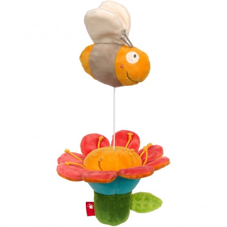 sigikid Rassel Blume  Biene погремушка цветочная пчела