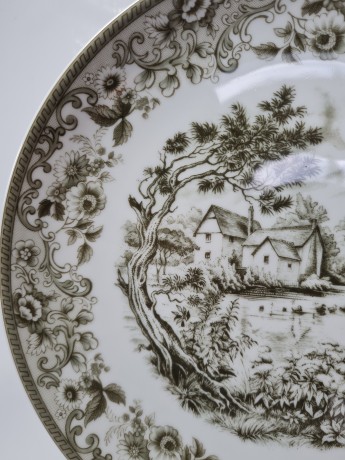 Winterling Kirchenlamitz Bavaria Блюдо для торта "Бавария", 24см, Германия, 1960-70гг.