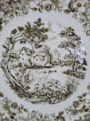 Winterling Kirchenlamitz Bavaria Блюдо для торта "Бавария", 24см, Германия, 1960-70гг.