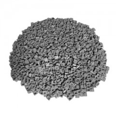 LEGO LEGO Platte 1x1 Hellgrau - Light Bluish Grey 3024 - 500x Тарелка LEGO 1x1 светло-серый — светло-голубовато-серый 3024 — 500x