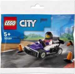 LEGO City 3er Set: 30589 Go-Kart-Fahrer - Polybag + 60353 Tierrettungsmissionen + 60355 City Detektivmissionen der Wasserpolizei Городской набор из 3 предметов: 30589 Водитель картинга &mdash; полиэтиленовый пакет + 60353 миссии по спасению животных + 60355 дет