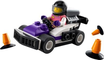 LEGO City 3er Set: 30589 Go-Kart-Fahrer - Polybag + 60353 Tierrettungsmissionen + 60355 City Detektivmissionen der Wasserpolizei Городской набор из 3 предметов: 30589 Водитель картинга — полиэтиленовый пакет + 60353 миссии по спасению животных + 60355 дет