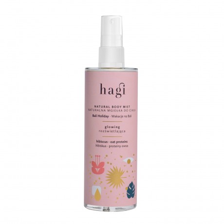 Hagi Cosmetics NATURAL GLOWING BODY MIST НАТУРАЛЬНЫЙ СВЕТЯЩИЙСЯ МИСТ ДЛЯ ТЕЛА