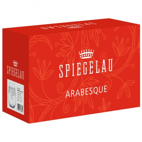 Spiegelau Spiegelau Arabesque Becher Glas Set 2-tlg. h: 112 mm / 460 ml Набор стаканов для кружек Spiegelau Arabesque 2 шт. высота: 112 мм / 460 мл