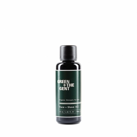 Green + The Gent Face + Shave Oil  Лицо + масло для бритья