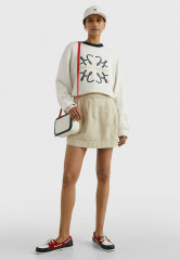 Tommy Hilfiger MODERN ROPE LOGO CREW NECK Sweatshirt weathered white MODERN ROPE LOGO CREW NECK Толстовка выветрившийся белый