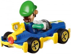 Mattel Hot Wheels Mario Kart Replica 1:64 Die-Cast Luigi Hot Wheels Mario Kart Реплика 1:64 Литой Луиджи