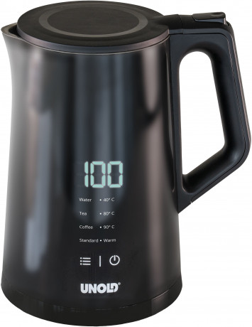 Unold Unold Wasserkocher Unold Wasserkocher schnurlos Schwarz, 1.50 l, 1800 W  Чайник Unold Чайник Unold беспроводной черный, 1,50 л, 1800 Вт