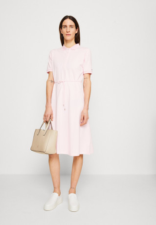 Tommy Hilfiger OPENWORK Shirt dress pastel pink АЖУР Платье-рубашка пастельно-розовый