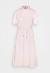 Tommy Hilfiger OPENWORK Shirt dress pastel pink АЖУР Платье-рубашка пастельно-розовый