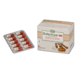 Diabetruw Plus Kapseln Капсулы для контроля уровня сахара с витаминами E, C, цинком и хромом, 60шт