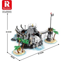 Klemmbausteinset reobrix Piratenbucht 66012 Комплект клеммных колодок reobrix пиратская бухта 66012
