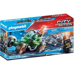 PLAYMOBIL PLAYMOBIL 70577 Polizei-Kart: Verfolgung des Tresorraubers PLAYMOBIL 70577 Police Kart: В погоне за грабителем сейфов