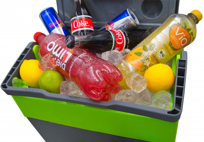 STEINBORG STEINBORG Thermobehalter SB-510 Kuhlbox, Kunststoff, (Einzeln), 30 Liter, Tragegriff, Warmhaltefunktion, 12V und 230V Anschluss Термоонтейнер STEINBORG SB-510, пластиковый, (одинарный), 30 литров, ручка для переноски, функция поддержания тепла,