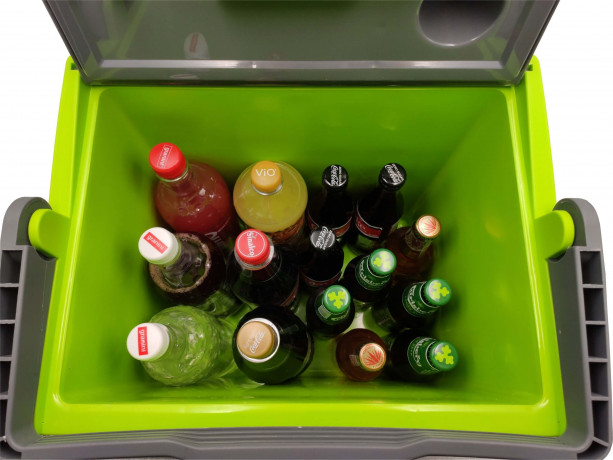 STEINBORG STEINBORG Thermobehalter SB-510 Kuhlbox, Kunststoff, (Einzeln), 30 Liter, Tragegriff, Warmhaltefunktion, 12V und 230V Anschluss Термоонтейнер STEINBORG SB-510, пластиковый, (одинарный), 30 литров, ручка для переноски, функция поддержания тепла,