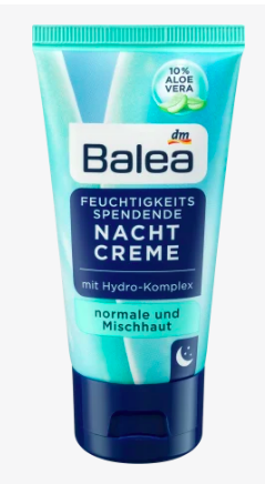 Balea (Балеа) Feuchtigkeitsspendende Nachtcreme Увлажняющий Ночной крем для лица , 50 мл