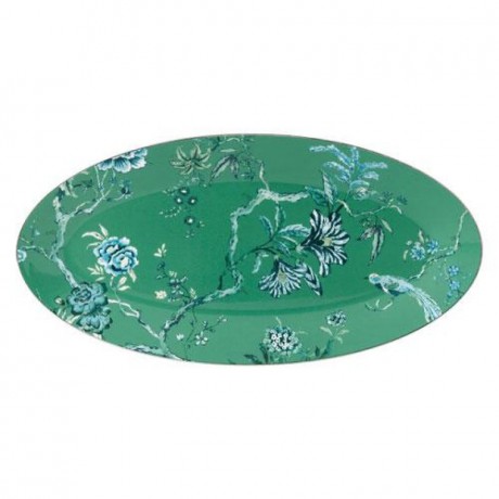 Wedgwood Wedgwood 'Jasper Conran Chinoiserie Green' Platte oval 45 cm Wedgwood "Jasper Conran Chinoiserie Green" Блюдо овальное 45 см