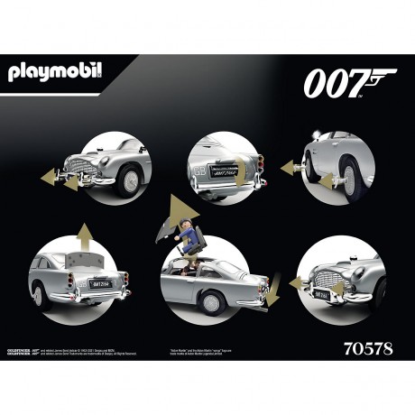 PLAYMOBIL 2er Set: 70578 James Bond Aston Martin DB5 Набор из 2 предметов: 70578 Джеймс Бонд Aston Martin DB5