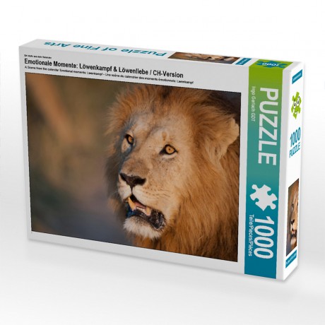 CALVENDO Puzzle CALVENDO Puzzle Emotionale Momente: Lowenkampf Lowenliebe \/ CH-Version Пазл CALVENDO Puzzle Эмоциональные моменты: бой льва лев любовь / версия CH