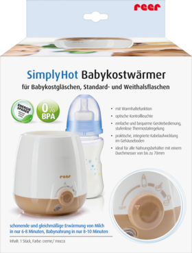 Купить Reer Нагреватель пищи младенца Simply Hot, 1 шт в  интернет-магазине Diskontshop.eu Германия всего за 1 836 руб. в