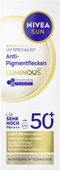 NIVEA SUN UV Gesicht Experte Anti-Pigmentflecken Sonnenschutz LSF 50+, 40 ml, Нивеа Солнцезащитный крем для лица, SPF 50+, Luminous630, против пигментных пятен, 40 мл