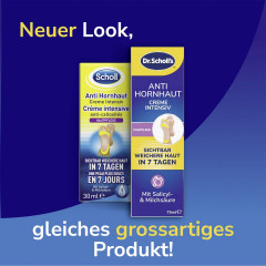 SCHOLL Anti-Hornhaut-Creme Intensiv, 75 ml, Шолль Крем против огрубевшей кожи стоп интенсивный, салициловая кислота, мочевина, 75 мл