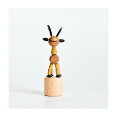 Holzspielzeug Wackelfigur Elch Деревянная игрушка кивает лося