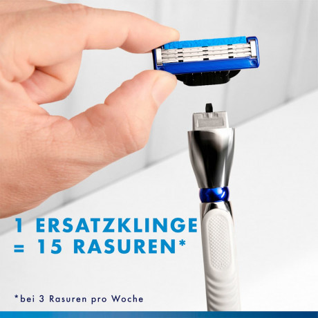 GILLETTE Rasierklingen, Mach3 Turbo, 5 St, Джилетт Сменные кассеты Mach3 Turbo для мужской бритвы, 5 шт.