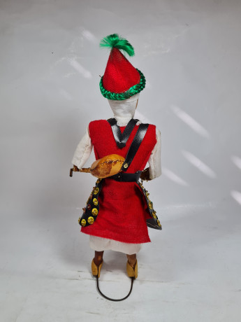 Фигурка винтажная в традиционном костюме, ручная работа, 28 см, Африка, 1970-80гг.