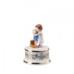 Hutschenreuther Hutschenreuther Jahresartikel Weihnachten 2022 Spieluhr klein 'Weihnachtsabend' d: 9 cm / h: 13 cm Ежегодная статья Hutschenreuther Рождественская музыкальная шкатулка 2022 маленькая "Сочельник" d: 9 см / высота: 13 см