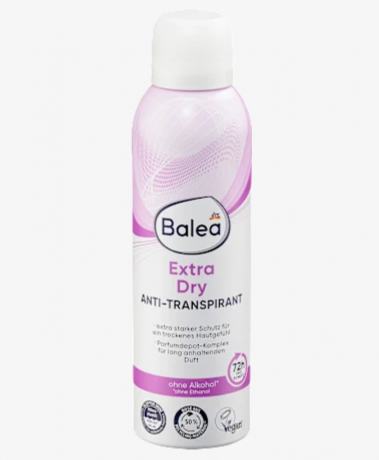 Balea Antitranspirant Deospray Extra Dry, 200 ml, Балеа Дезодорант спрей Экстра защита на 72ч