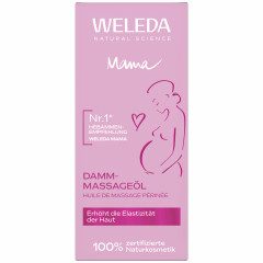 WELEDA MAMA Damm Massageoel, 50 ml, Масло Mama для массажа промежности при подготовке к родам, с 34-й недели беременности, 50 мл