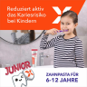 elmex Zahnpasta Junior Kariesschutz Professional, 75 ml, Детская зубная паста Junior Kariesschutz Professional с кальцием и фторидом, 6–12 лет, 75 мл