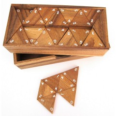 LOGOPLAY Tridomino mit Zahlen fur 2 bis 6 Spieler Тридомино с номерами от 2 до 6 игроков