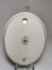 Pirken Hammer Gentlemen, Пиркен Хаммер Декоративная винтажная тарелка &quot;Возвращение домой&quot;, фактурный фарфор, 14см х 11см, Чехословакия 1950г.