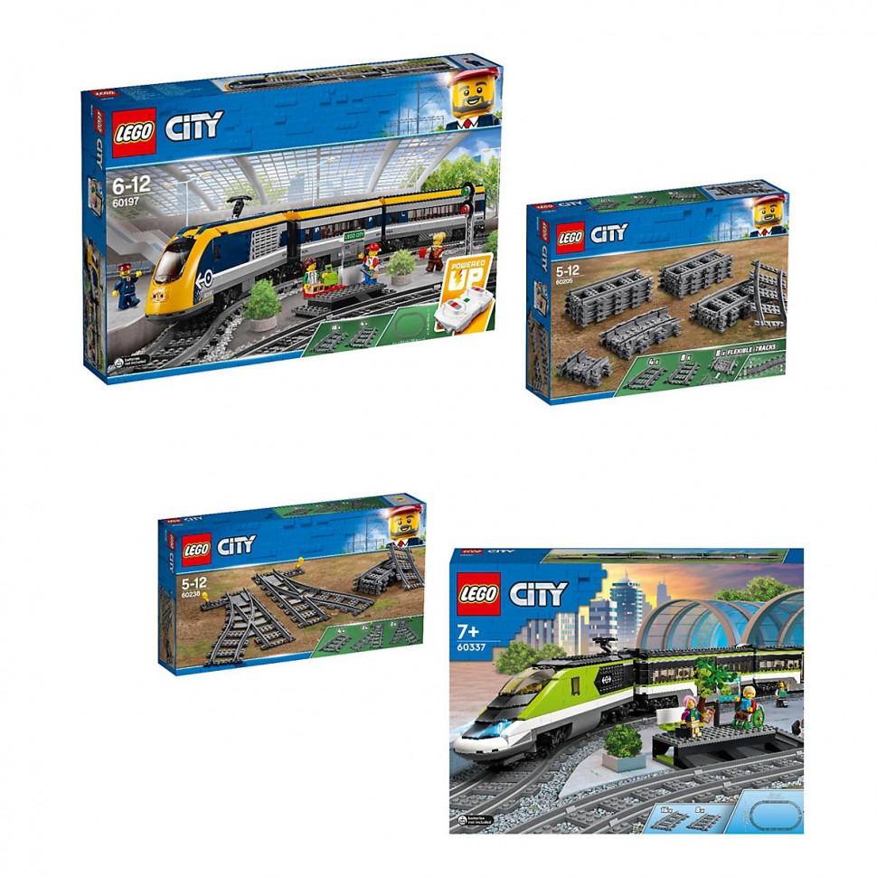City Пассажирский поезд Lego - купить за рублей рублей в интернет-магазине Юниор